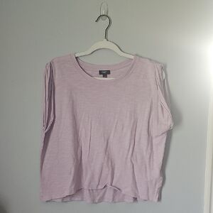 Express Light Purple Short Sleeve Top